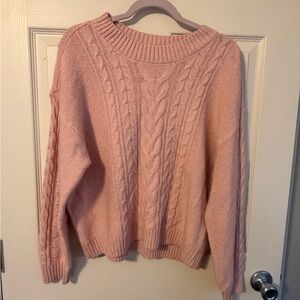 Girls Old Navy Blush Cable Knit Sweater - Size XXL Plus (18)